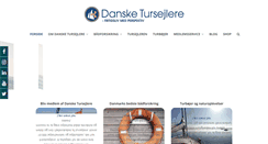 Desktop Screenshot of dansketursejlere.dk