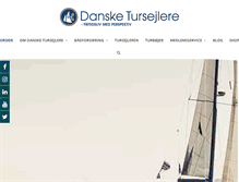 Tablet Screenshot of dansketursejlere.dk